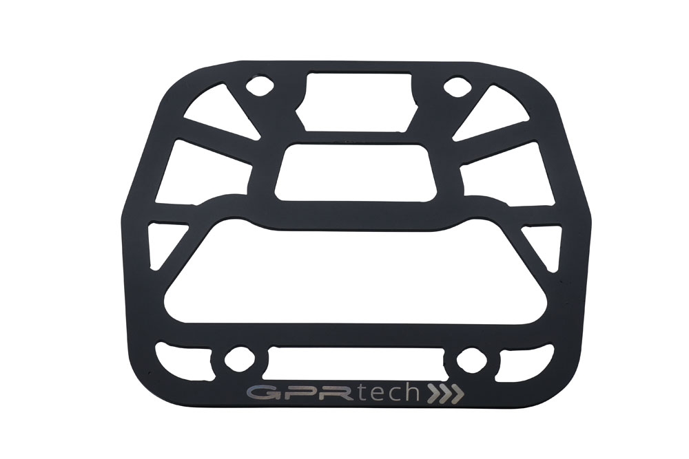 Top case GPR TECH compatible with  Aprilia Tuareg 660 2021/2024 e5 GPR TECH Top case in aluminum, silver color with specific plate included Capacity 45 LT.