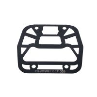 GPR TECH compatible with  Aprilia Tuareg 660 2021/2024 e5 GPR TECH Specific fitting plate Top Case ALPITECH 55 LT compatible with original luggage rack,stainless steel made with 4 anchor points