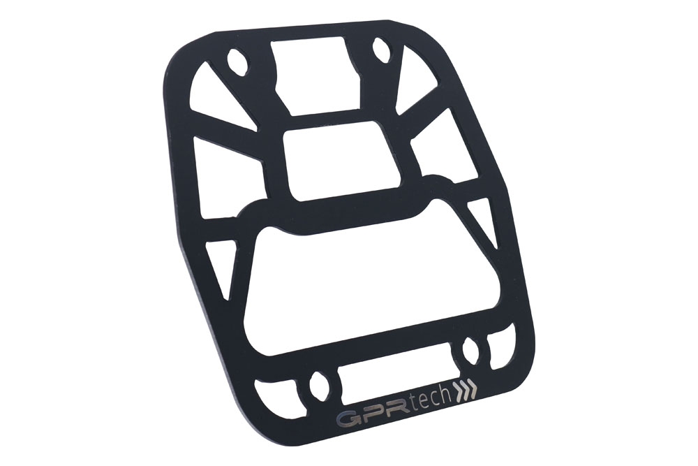 Top case GPR TECH compatible with  Aprilia Tuareg 660 2021/2024 e5 GPR TECH Top case in aluminum, silver color with specific plate included Capacity 45 LT.