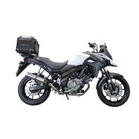 Top case GPR TECH compatible with  Suzuki V-Strom Dl 650 2012/2016 e3 GPR TECH Top case in aluminum, black color with specific plate included Capacity 35 LT.
