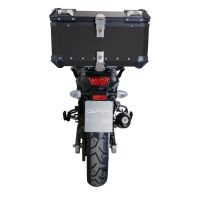 Top case GPR TECH compatible with  Suzuki V-Strom Dl 650 2012/2016 e3 GPR TECH Top case in aluminum, black color with specific plate included Capacity 55 LT.