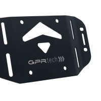 Top case GPR TECH compatible with  Kawasaki Versys 1000 i.e. 2021/2024 e5 GPR TECH Top case in aluminum, silver color with specific plate included Capacity 55 LT.