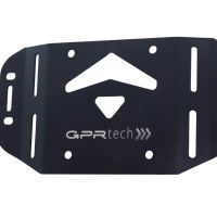 Top case GPR TECH compatible with  Kawasaki Versys 1000 i.e. 2021/2024 e5 GPR TECH Top case in aluminum, silver color with specific plate included Capacity 55 LT.