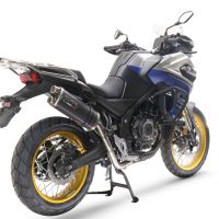 Exhaust compatible with Voge 525DSX 2023-2024, Dual Poppy, Slip-on exhaust including removable db killer and link pipe, EPA-compliant 