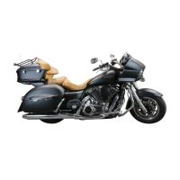 GPR exhaust compatible with Kawasaki Vulcan VN 1700 Voyager 2011-2024, Maxy Deeptone Cruiser, Dual Homologated legal slip-on exhaust including removable db killers and link pipes 