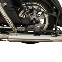 Exhaust compatible with Kawasaki Vulcan VN 1700 Voyager ABS 2011-2016, Maxy Deeptone Cruiser, Dual slip-on including removable db killers and link pipes, EPA-compliant 