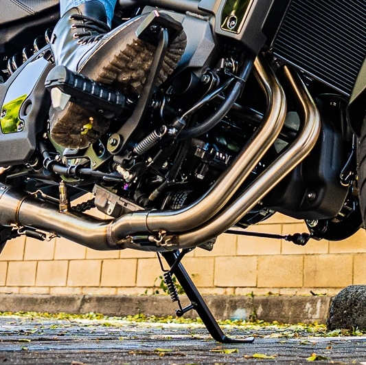 Exhaust compatible with Kawasaki Vulcan 650 2021-2023, M3 Inox , Full system exhaust, including removable db killer 