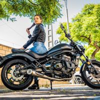 Exhaust compatible with Kawasaki Vulcan 650 2021-2023, Powercone Evo, Full system exhaust, including removable db killer 