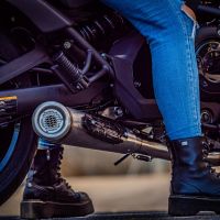 Exhaust compatible with Kawasaki Vulcan 650 2021-2023, Powercone Evo, Full system exhaust, including removable db killer 