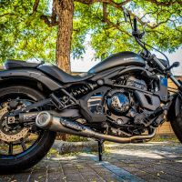 Exhaust compatible with Kawasaki Vulcan 650 2021-2023, Powercone Evo, Full system exhaust, including removable db killer 