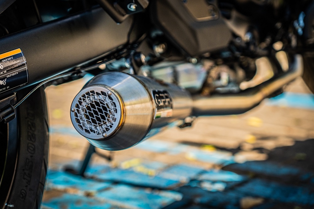 GPR exhaust compatible with Kawasaki Vulcan 650 S 2021-2023, Ultracone, Homologated legal full system exhaust, including removable db killer and catalyst 