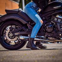 GPR exhaust compatible with Kawasaki Vulcan 650 S 2021-2023, Ultracone, Homologated legal full system exhaust, including removable db killer and catalyst 