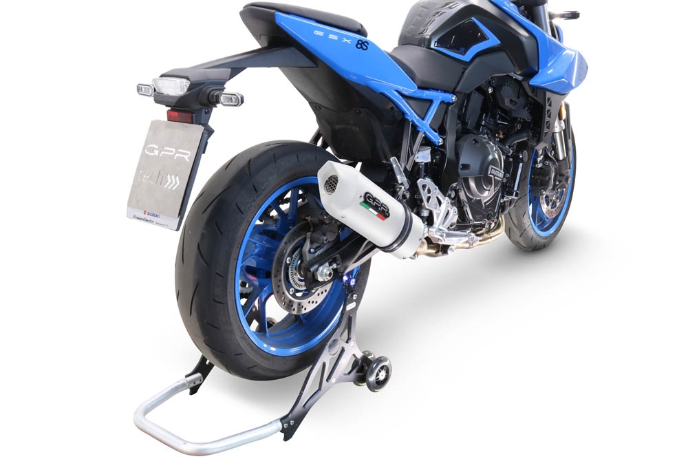 GPR exhaust compatible with Suzuki Gsx-8R 2022-2024, Albus Evo4, Homologated legal full system exhaust, including removable db killer and catalyst 