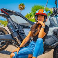 Exhaust compatible with Honda X-Adv 750 2016-2020, Furore Evo4 Nero, Slip-on exhaust including removable db killer and link pipe, EPA-compliant 