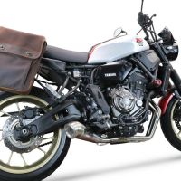 Exhaust compatible with Yamaha XSR700 2021-2024, Powercone Evo, Full system exhaust, including removable db killer 