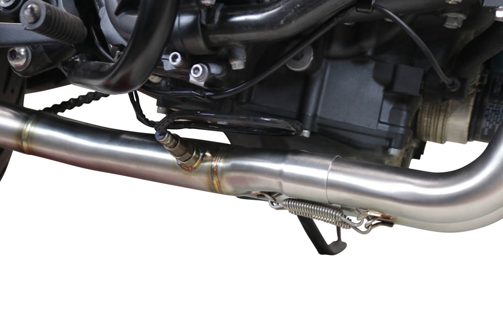 Exhaust compatible with Yamaha XSR700 2021-2024, Furore Evo4 Poppy, Full system exhaust, including removable db killer 