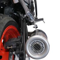 Exhaust compatible with Yamaha FZ-7 MT07 2021-2024, M3 Poppy , Full system exhaust, including removable db killer 