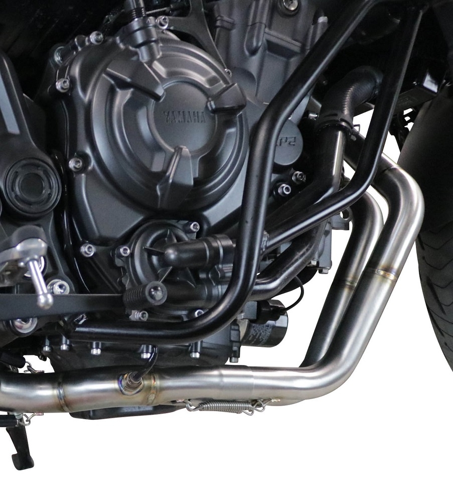 Exhaust compatible with Yamaha XSR700 2021-2024, Furore Evo4 Poppy, Full system exhaust, including removable db killer 