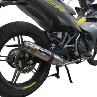 Exhaust compatible with Yamaha Sniper 150 2021-2022, Deeptone Inox, Full system exhaust, including removable db killer 