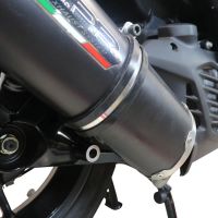 Exhaust compatible with Yamaha Aerox 155 VVA 2021-2023, Furore Nero, Full system exhaust, including removable db killer 