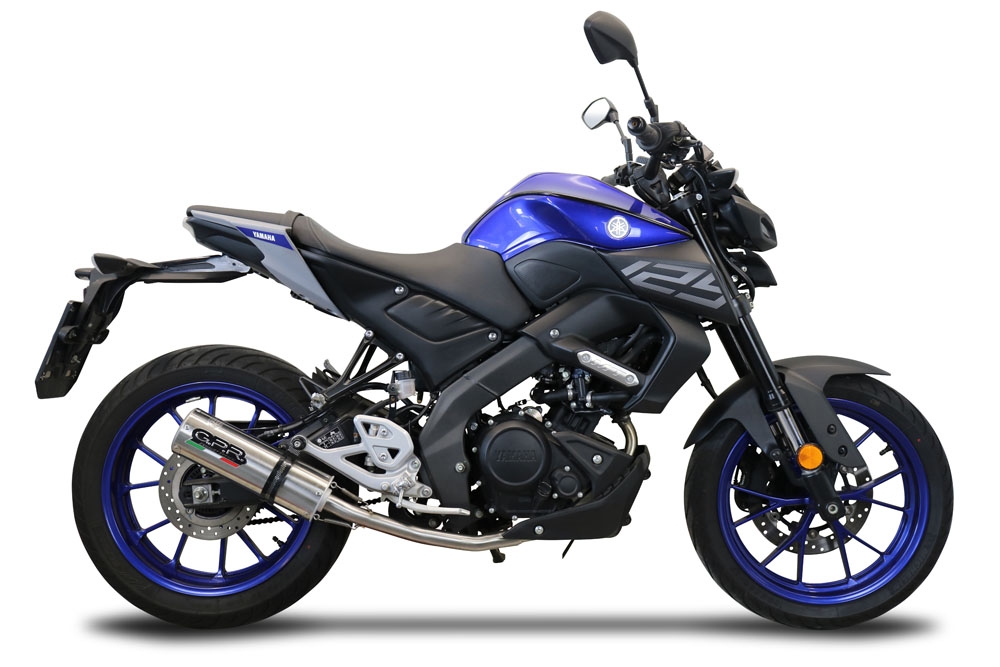 Exhaust compatible with Yamaha Mt 125 2020-2020, M3 Inox , Full system exhaust, including removable db killer 