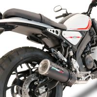 Exhaust compatible with Yamaha XSR125 2021-2025, M3 Black Titanium, Full system exhaust, including removable db killer 