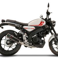 Exhaust compatible with Yamaha XSR125 2021-2025, M3 Poppy , Full system exhaust, including removable db killer 