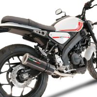 Exhaust compatible with Yamaha XSR125 2021-2025, M3 Poppy , Full system exhaust, including removable db killer 