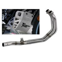 GPR exhaust compatible with Yamaha Tenere 700 2019-2020, Decatalizzatore + Paracoppa Titanio, Decat pipe more titanium skid plate 