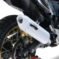 Exhaust compatible with Yamaha Tenere 700 2019-2020, Albus Evo4, Slip-on exhaust including removable db killer and link pipe, EPA-compliant 