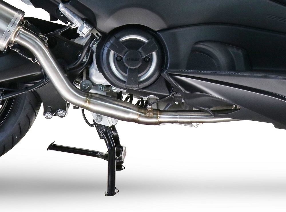 Exhaust compatible with Yamaha T-Max 560 2022-2024, Furore Nero, Full system exhaust, including removable db killer 