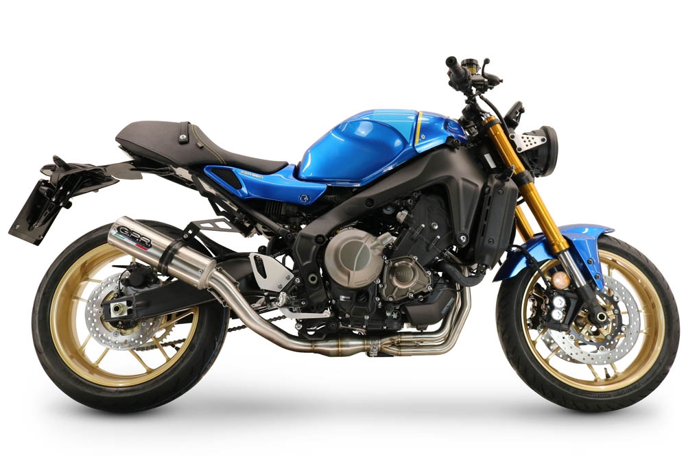 Exhaust compatible with Yamaha XSR900 2022-2024, M3 Inox , Full system exhaust, including removable db killer 
