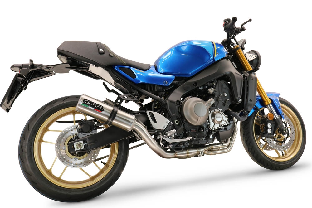Exhaust compatible with Yamaha XSR900 2022-2024, M3 Inox , Full system exhaust, including removable db killer 