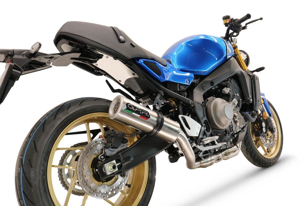 Exhaust compatible with Yamaha XSR900 2022-2024, M3 Inox , Full system exhaust, including removable db killer 
