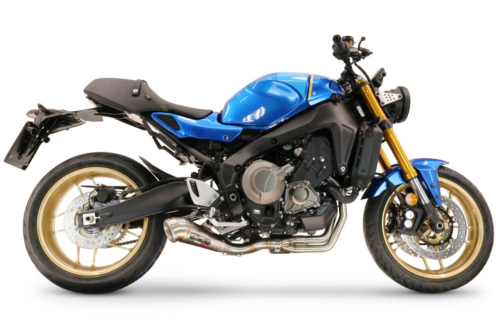 Exhaust compatible with Yamaha XSR900 2022-2024, Powercone Evo, Full system exhaust, including removable db killer 