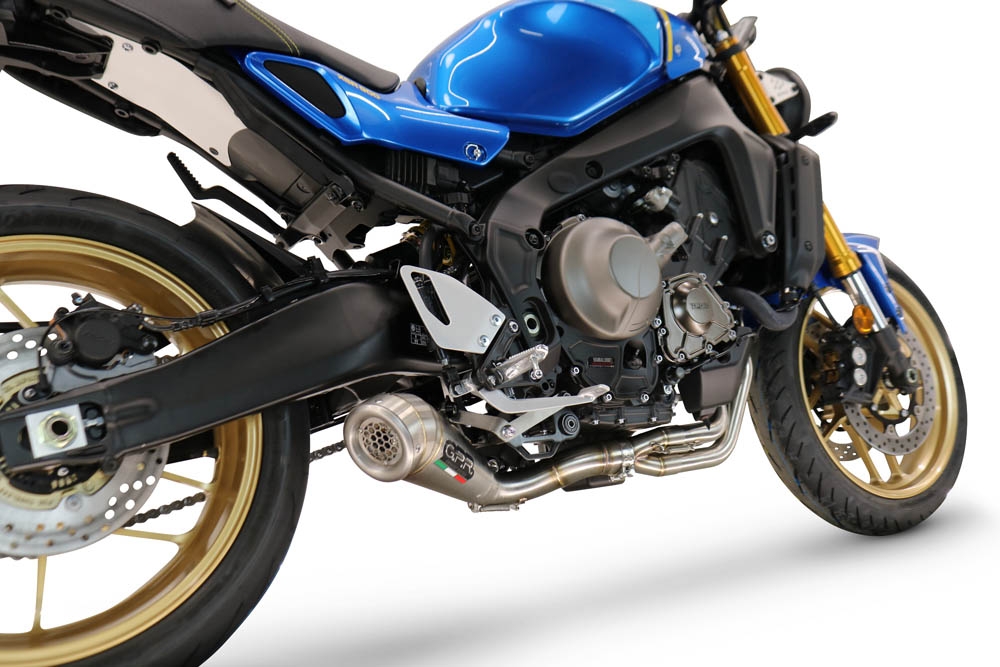 Exhaust compatible with Yamaha XSR900 2022-2024, Powercone Evo, Full system exhaust, including removable db killer 