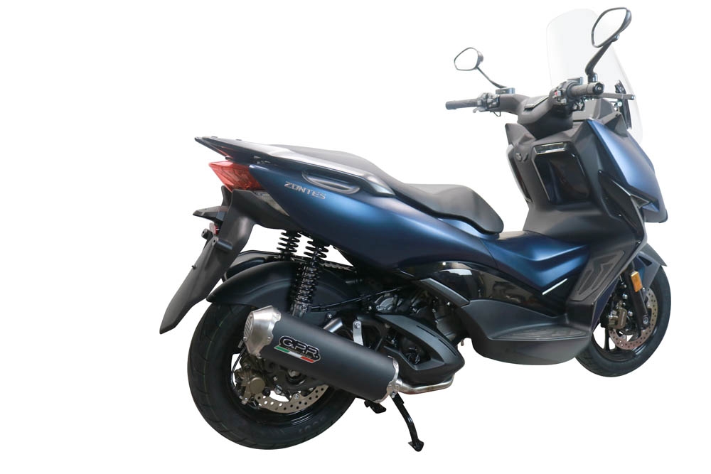 Exhaust compatible with Zontes M 310 2021-2024, Evo4 Road, Full system exhaust, including removable db killer 