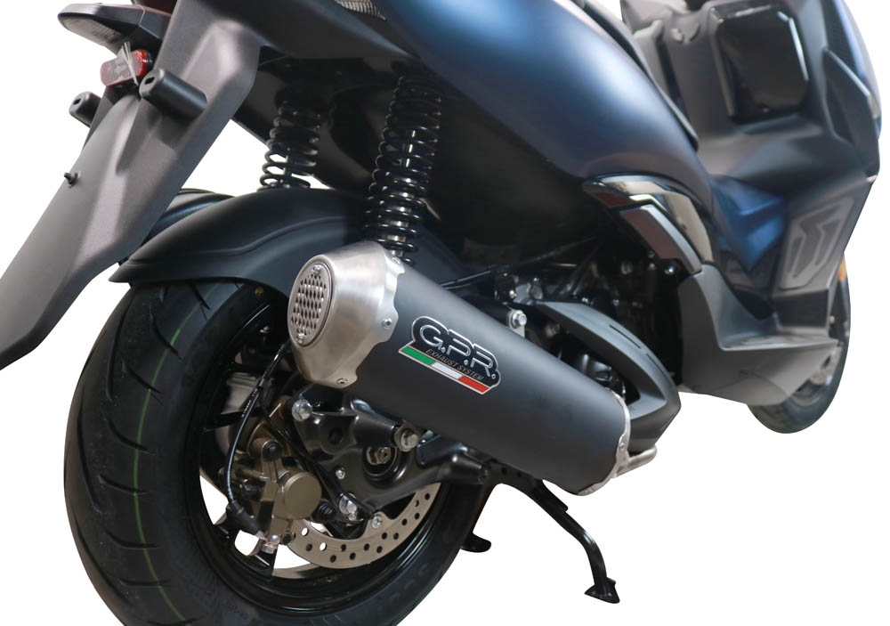 Exhaust compatible with Zontes M 310 2021-2024, Evo4 Road, Full system exhaust, including removable db killer 