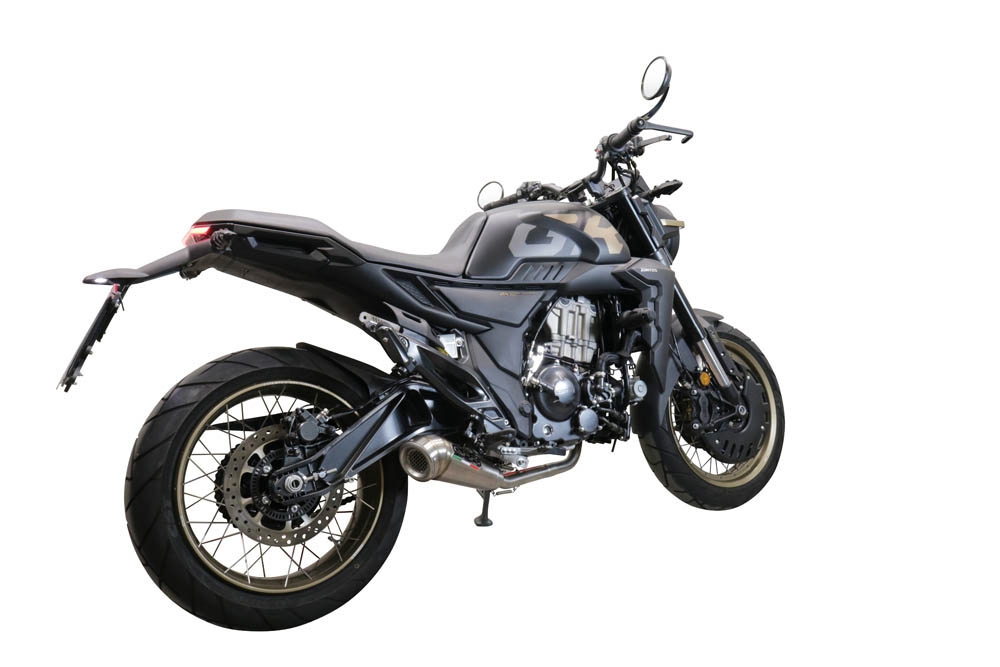 Exhaust compatible with Zontes 350 T1 ADV 2022-2024, Powercone Evo, Full system exhaust, including removable db killer 
