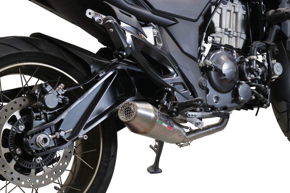 Exhaust compatible with Zontes 350 X1 2022-2024, Ultracone, Full system exhaust, including removable db killer 