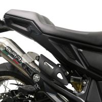 Exhaust compatible with Zontes 350 GK 2022-2024, Powercone Evo, Slip-on exhaust including removable db killer and link pipe, EPA-compliant 