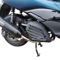 Exhaust compatible with Zontes M 125 2022-2024, Pentaroad Black, Full system exhaust, including removable db killer 