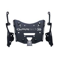 Roof rack GPR TECH compatible with  Zontes E 350 2023/2024 GPR TECH Specific rear rack Top Case ALPITECH 35>55 LT Rear rack,stainless steel made with 4 anchor points
