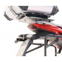 GPR TECH compatible with  Moto Morini X-CAPE 650 2021/2024 e5 GPR TECH Specific fitting plate Top Case ALPITECH 35>55 LT compatible with original luggage rack,stainless steel made with 4 anchor points