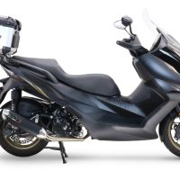 Top case GPR TECH compatible with  Zontes E 350 2023/2024 GPR TECH Top case in aluminum, silver color, including roof rack and specific plate Capacity 26 LT.