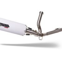 Exhaust compatible with Suzuki V-Strom 650 2017-2020, Albus Evo4, Mid-Full system exhaust including removable db killer 