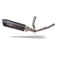 GPR exhaust compatible with Suzuki V-Strom 650 2021-2025, Furore Evo4 Poppy, Homologated legal Mid-full system exhaust, including removable db killer and catalyst  