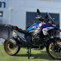 GPR TECH compatible with  BMW R 1300 GS Adventure 2023/2025 GPR TECH Pair of side cases aluminum made, black color with specific pannier holder Capacity 38 LT. + 38 LT.