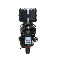 Top case GPR TECH compatible with  Bmw G 310 Gs 2017/2021 e4 GPR TECH Top case in aluminum, black color with specific plate included Capacity 35 LT.