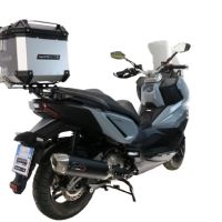 Top case GPR TECH compatible with  Bmw G 310 Gs 2017/2021 e4 GPR TECH Top case in aluminum, silver color with specific plate included Capacity 35 LT.